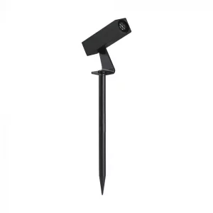 2W LED SPIKE LIGHT ALUMINUM 4000K BLACK BODY IP65 SQ