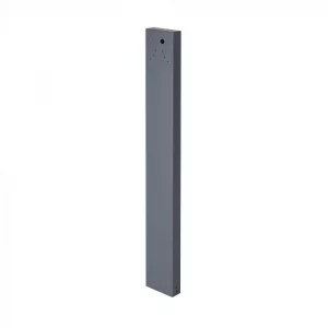 80CM POLE FOR SOLAR OUTDOOR BOLLARD 100*35*800MM – DARK GREY RAL 7016 BODY