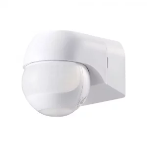 PIR WALL SENSOR 180?/360? – WHITE BODY IP44