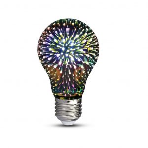 Bulbo LED – 3W Filamento E27 3D A60 3000K