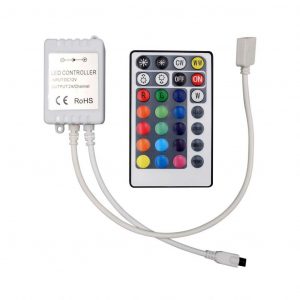 Infrarosso controllato con telecomando 3in1+pulsanti RGB 28