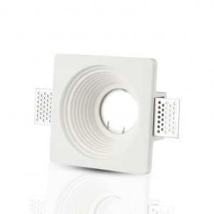 GU10 CONTROTTI IN GIPSUM BIANCO RITALLATO ROURN
