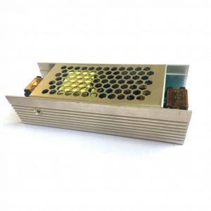 Alimentazione in metallo slim 75W 12V 6A con 1 uscita 130x50x31mm IP20