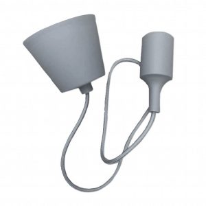 E27 Holder a ciondolo Grey Body