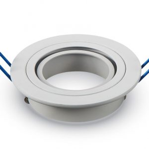 1*GU10 Rat di bianco rotondo