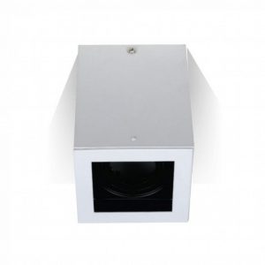 GU10 Adattamento di superficie quadrata bianca