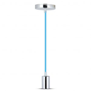 Tazza di metallo cromata azzurro azzurro