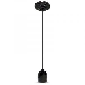 Porcelan Lamp lampada Penderant Black