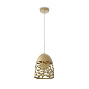 Pendant Light Champean Gold con tettoia d’oro