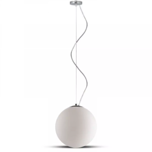 Cromo a sospensione Light Chrome con baldacchino cromato
