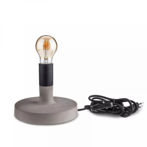 Lampada da tavolo in cemento nero d: 170