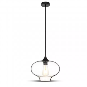 Pendant Light Globe Artistic Glass trasparente d: 280mm