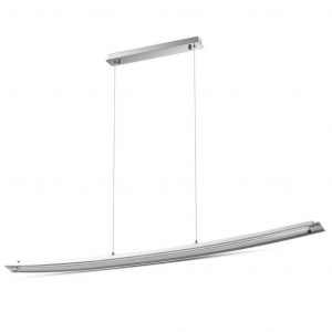 Designer 18W Bend Glass Glass Light Chrome 4000K D: 985mm