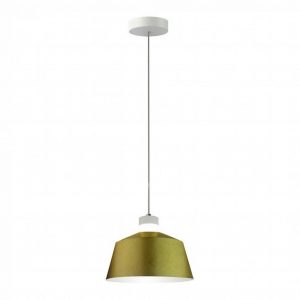 Luce a ciondolo a LED da 7W (acrilico) paralume oro 250*190mm 3000K