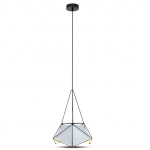 BASAGGIO LIGHT PENDANTE NET PRISM PRIMA BIANCO 400*540MM