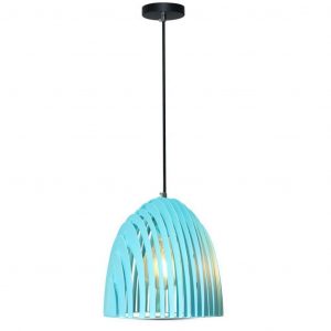 CONE LIGHT PENDANTE PRISM BLU D250*270MM