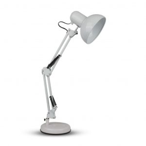 Lampada da tavolo designer con staffa in metallo regolabile + interruttore e supporto E27