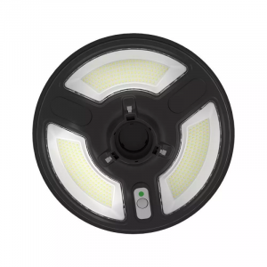 Luce da giardino solare a LED 7.5 W Sensore di movimento IP65 Funzione timer di controllo remoto 4000K