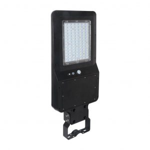 40W LED Solar Street Light Black Body 4000K 120 LM/W