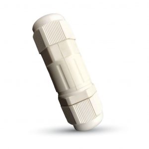 Box impermeabile con connettore bianco