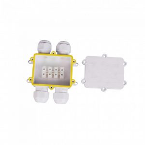 Terminal bianco a 4 pin bianco impermeabile 8 12 mm IP68