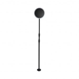 Luce da giardino solare a LED da 8 W con bianco + corpo nero 3000K