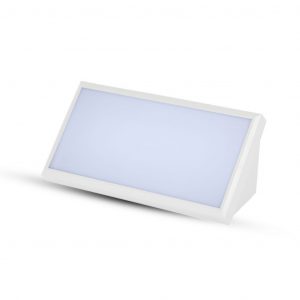 Luce morbida esterna a LED da 20 W LED OUTDOOR LARGO 3000K BODY BIANCO IP65