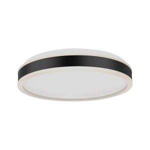 Designer LED da 38 W LIGHT LIGHT TERNO ROUND BLACO FINITURA 4000K Dimmabile