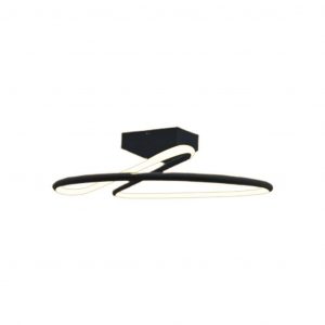 Designer LED da 20 W Light Light Round Black 4000K