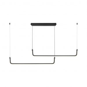 Designer LED da 24 W Hanging Light Black 4000K