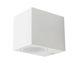 Parete elegante a parete a parete bianco corpo bianco a 1 via ip44