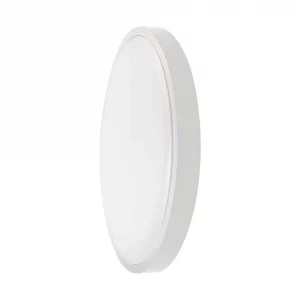 Luce a cupola a LED da 36W con sensore Samsung chip 4000k rotondo telaio bianco IP44