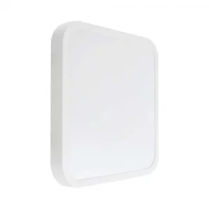 Luce a cupola a LED da 36W con sensore Samsung chip 4000k rotondo telaio nero IP44