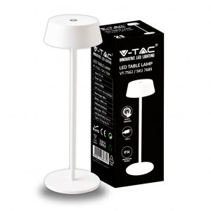 LED LAMPAGGIO da tavolo da 2W 3000K White Body IP54