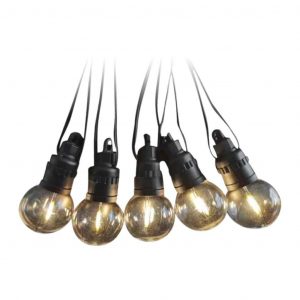 Luce a stringa solare LED 0,5 W Bulb 12m con telecomando