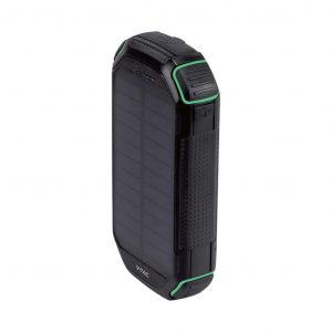 30000 mAh Solar Wireless Charger Power Bank Black
