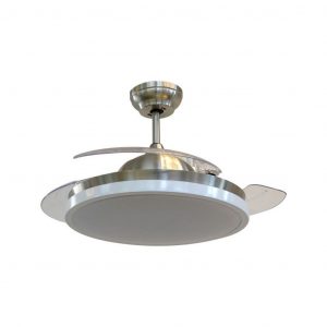 Ventio del soffitto a LED da 30W 3in1 con controllo RF a 3 pale bianco DC
