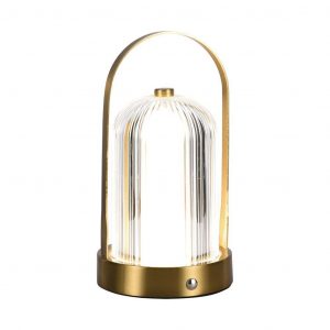 Lampada da tavolo a LED Batteria 1800Mah D: 120*190 French Gold Body 3in1