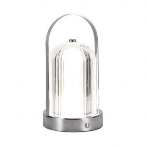 Lampada da tavolo a LED Batteria 1800Mah D: 120*190C Chrome Body 3in1