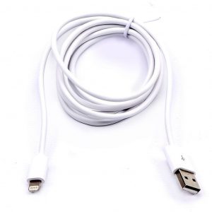 Cavo iPhone bianco con licenza MFI