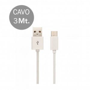 Cavo USB di tipo C 3M bianco