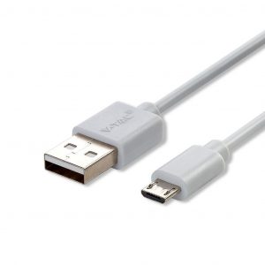 Serie di perle bianche cavi micro USB da 1M