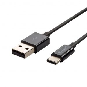 Serie di argento nera USB di tipo C di tipo C 1M