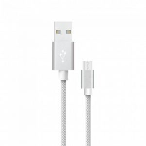 Serie Platinum in argento cavo micro USB da 1M