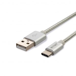Serie Platinum Silver USB di tipo C di tipo C 1M