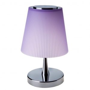 Lampada da scrivania a LED da 5 W Body Cromo+Shade viola 4000K