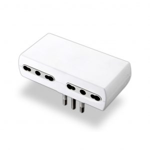 Adattatore Spina 16A 4 Prese 10/16A Bipasso Max: 1500W