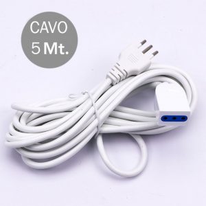 Prolunghe Lineari Plug 10A 2P+T preca 10A Cavo H05Vv F 3×0.75mmx5m