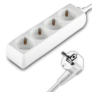 4 modi (3G 1,5 mm2 x 1,5 m) Polybag con carta bianca