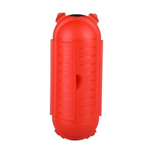 Scatola sicura impermeabile per prese di estensione IP44 Black+rosso